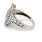 New 925 Silver Diamond Ring; Size 7; 2.6g