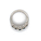 14K White Gold Blue Diamond Ring; 0.50CTW; Size 7