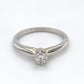 14K White Gold Diamond Solitaire Ring; 0.28CTW; Size 6.5; 1.4DWT