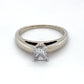 14K White Gold Diamond Solitaire Ring; 0.62CTW; Size 7.25; 4.2g