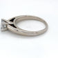 14K White Gold Diamond Solitaire Ring; 0.62CTW; Size 7.25; 4.2g