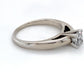 14K White Gold Diamond Solitaire Ring; 0.62CTW; Size 7.25; 4.2g