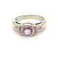 14K White Gold Morganite & Diamond Ring; 0.020 CTW; Size: 7; 5.0g