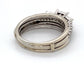 14K White Gold Diamond Ring; 0.75CTW; Size 8.5; 6.0g