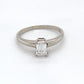 14K White Gold Diamond Ring; 0.55CTW; Size 4.5; 1.7g
