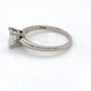 14K White Gold Diamond Ring; 0.55CTW; Size 4.5; 1.7g
