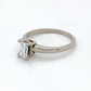 14K White Gold Diamond Ring; 0.55CTW; Size 4.5; 1.7g