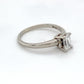 14K White Gold Diamond Ring; 0.55CTW; Size 4.5; 1.7g