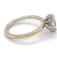 18K White Gold Diamond Engagement Ring; 1.00CTW; Size 7.5; 3.9g