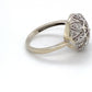 14K White Gold Diamond Ring; 0.10CTW; Size 7; 3.5g