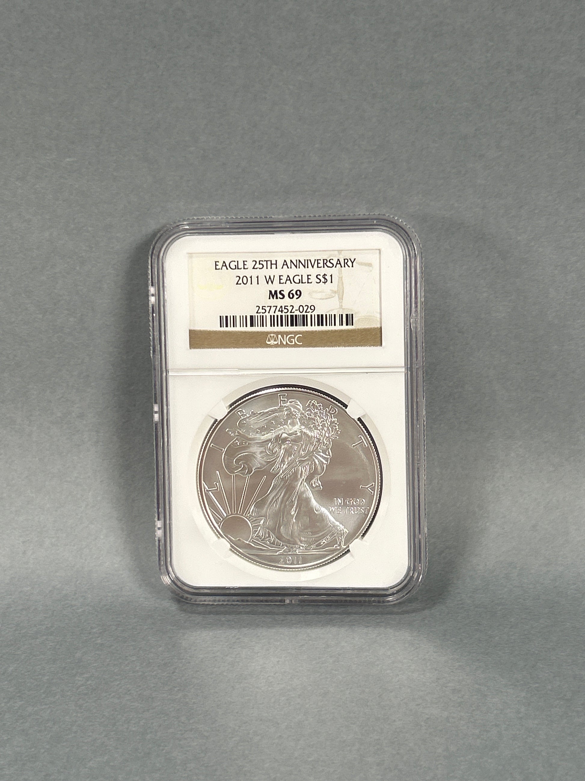 NGC Graded 2011 $1 Silver Eagle MS 69
