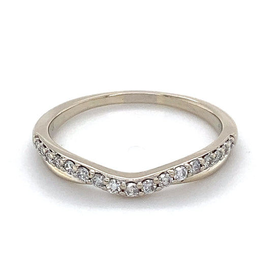 14K White Gold Diamond Ring; 0.51CTW; Size 8.5; 2.5g