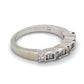 14K White Gold Diamond Ring; 0.75CTW; Size: 7; 4.6g