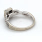 14K White Gold Halo Diamond Ring; 0.50CTW; Size: 7; 3.7g