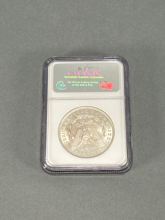 NGC Graded 1921 Silver Morgan Dollar