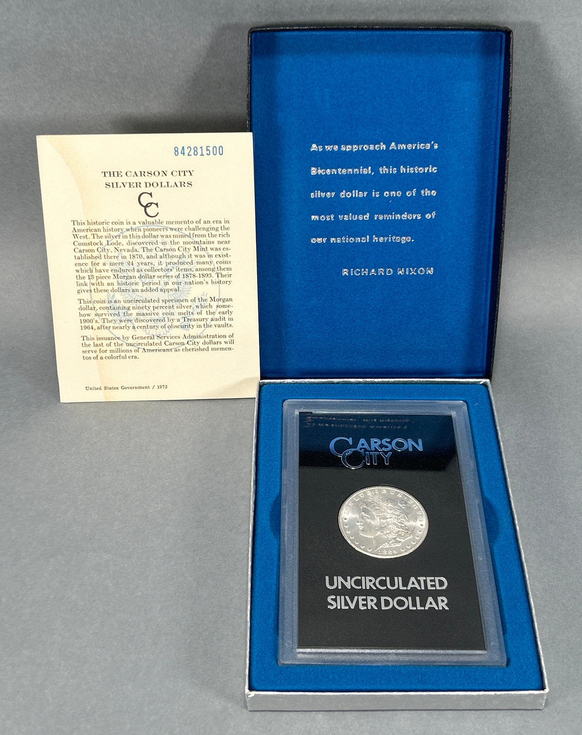1884-CC Morgan Dollar GSA