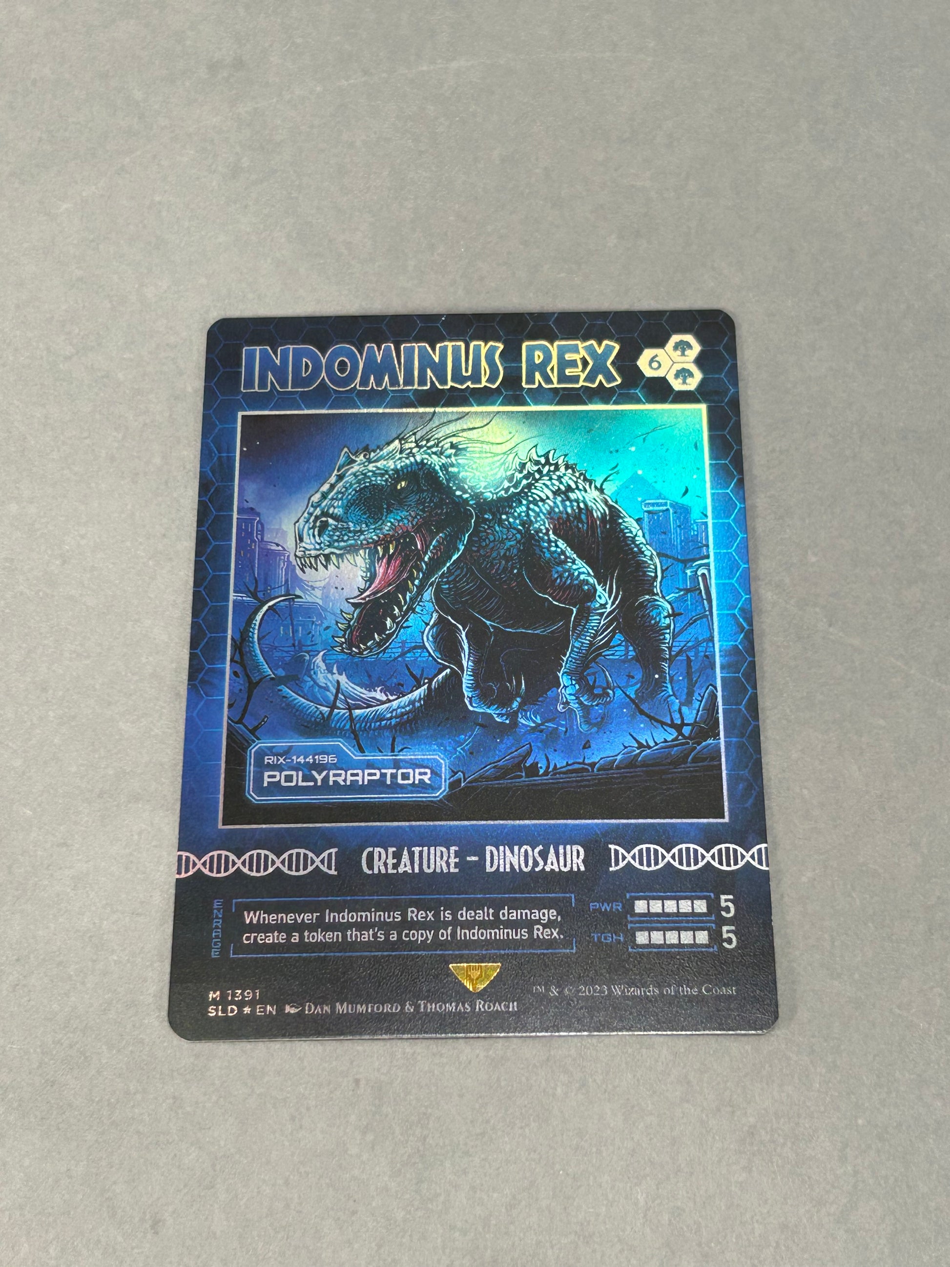 MTG Indominus Rex (Foil) | Jurassic World Collection | Magic: The Gathering #1391