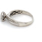 925 Silver Diamond Ring; Size 8; 3.3g