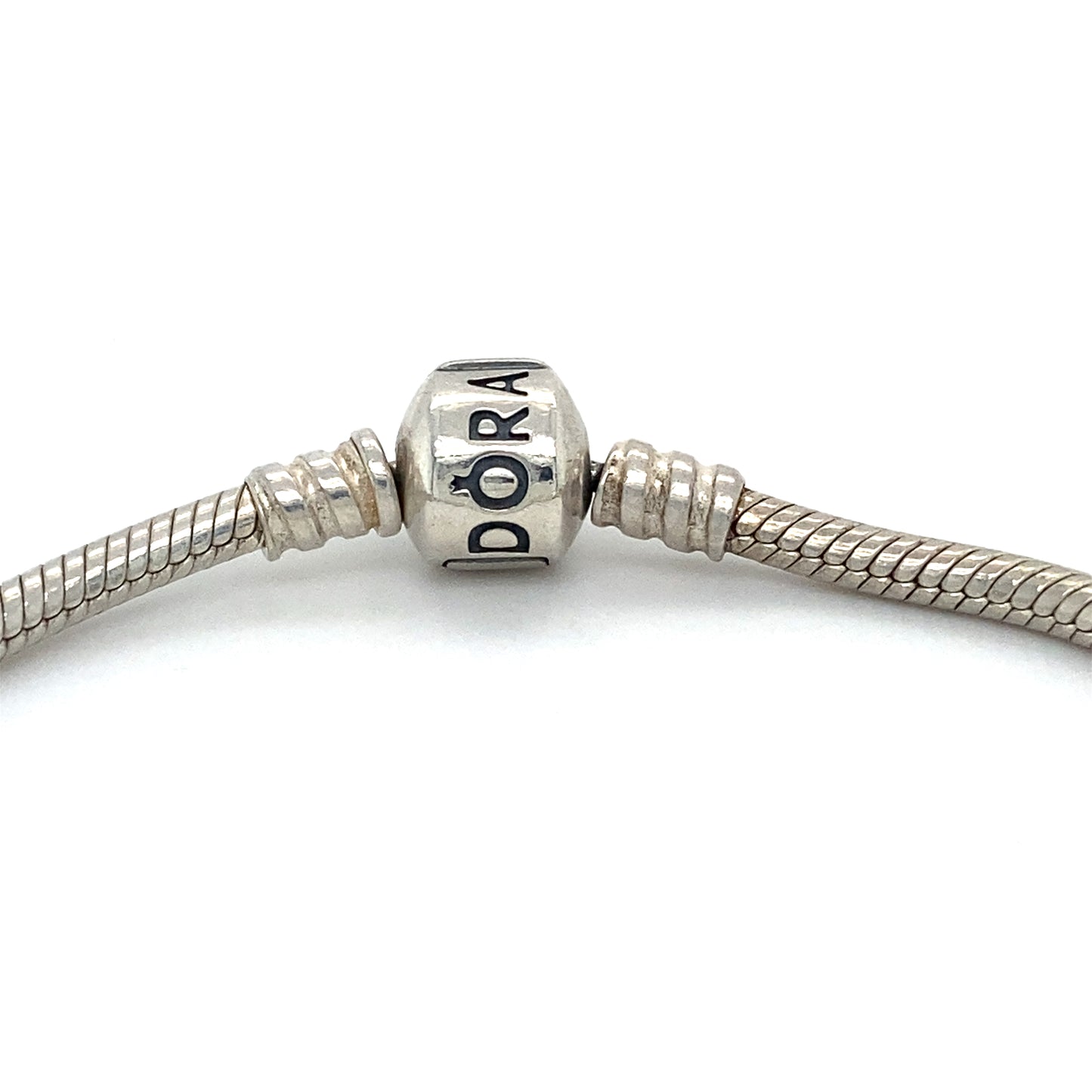 Pandora Moments 925 Silver 7" Snake Chain Bracelet