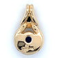 14K Yellow Gold Sapphire & Diamond Pendant; 0.25CTW