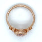 14K Rose Gold Morganite Ring; Size 5.5; 2.6g