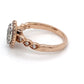 10K Rose Gold Halo Diamond Ring; 0.40CTW; Size 5; 2.9g