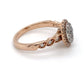10K Rose Gold Halo Diamond Ring; 0.40CTW; Size 5; 2.9g