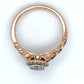 10K Rose Gold Halo Diamond Ring; 0.40CTW; Size 5; 2.9g
