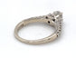 14K White Gold Diamond Ring; 0.90CTW; Size 6.5; 3.5g