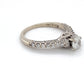 14K White Gold Diamond Ring; 0.90CTW; Size 6.5; 3.5g