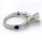 14K White Gold Diamond Ring; 0.80CTW; Size 6; 3.8g