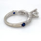 14K White Gold Diamond Ring; 0.80CTW; Size 6; 3.8g