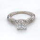 14K White Gold Diamond Ring; 0.80CTW; Size 6; 3.8g