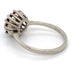 14K White Gold Ruby & Diamond Ring; 0.35CTW; Size 7; 2.8g