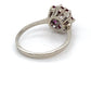 14K White Gold Ruby & Diamond Ring; 0.35CTW; Size 7; 2.8g