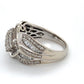 10K White Gold Diamond Ring; 1.25CTW; Size 7; 5.9g