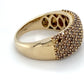 14K Yellow Gold Diamond Ring; 1.00CTW; Size:9; 9.1g