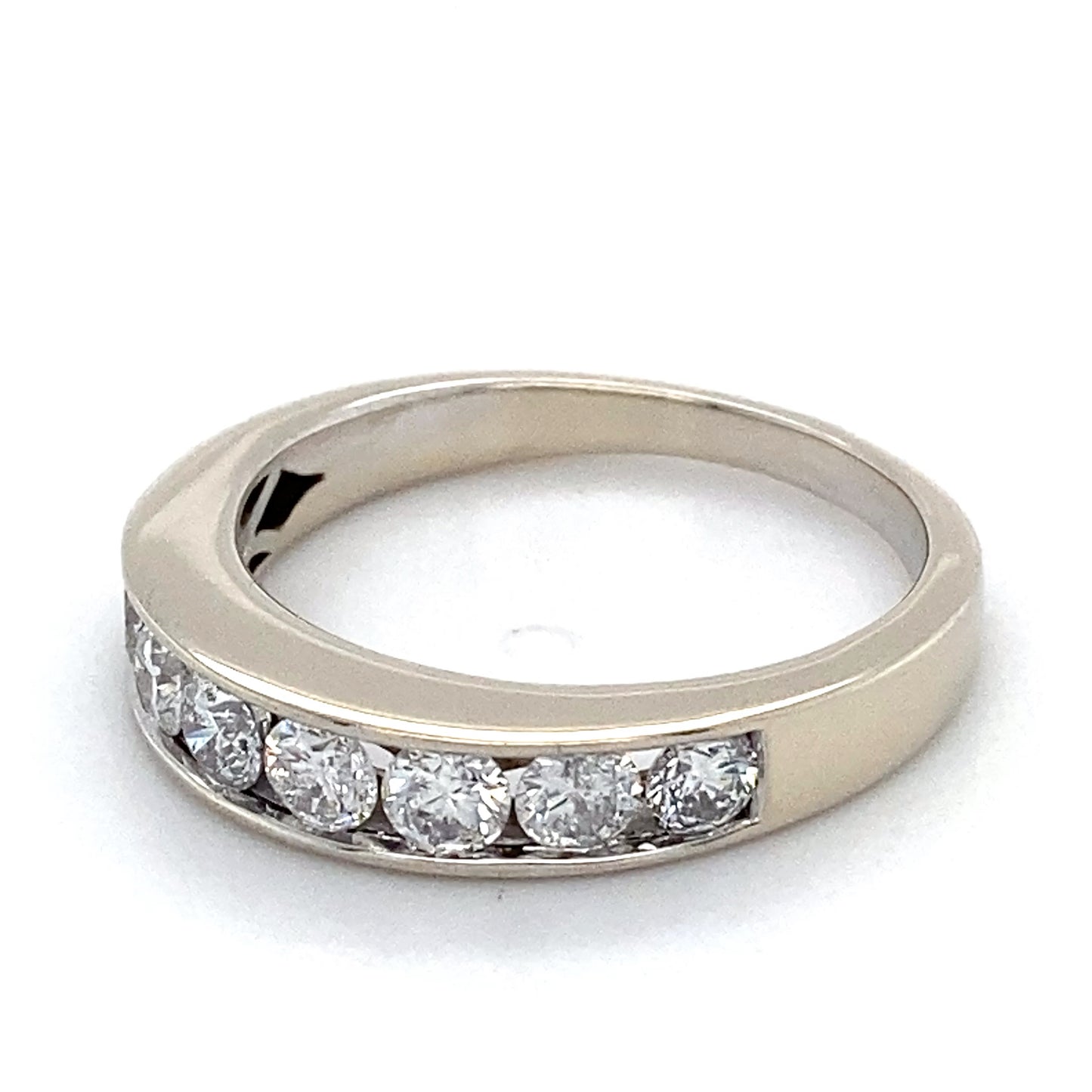 14K White Gold Diamond Ring; 1.00CTW; Size 8; 4.1g