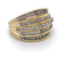 10K Yellow Gold Diamond Ring; 1.00CTW; Size 7; 7.5g
