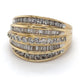 10K Yellow Gold Diamond Ring; 1.00CTW; Size 7; 7.5g