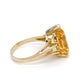 10K Yellow Gold Ring w/ Citrine 2.9DWT; Size 7.5; 4.5g