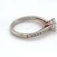 14K White Gold Diamond Ring; 1.08CTW; Size 6; 2.6g