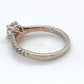 14K White Gold Diamond Ring; 1.08CTW; Size 6; 2.6g