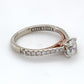 14K White Gold Diamond Ring; 1.08CTW; Size 6; 2.6g