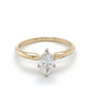 14K Yellow Gold Diamond Ring; 0.65CTW; Size: 6; 1.8g