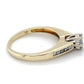 10K Yellow Gold Diamond Ring; 0.15CTW; Size: 7; 3.3g