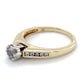 10K Yellow Gold Diamond Ring; 0.15CTW; Size: 7; 3.3g