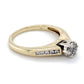 10K Yellow Gold Diamond Ring; 0.15CTW; Size: 7; 3.3g