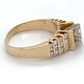 14K Yellow Gold Diamond Ring; 1.44CTW; Size:9.5; 6.9g