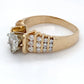14K Yellow Gold Diamond Ring; 1.44CTW; Size:9.5; 6.9g
